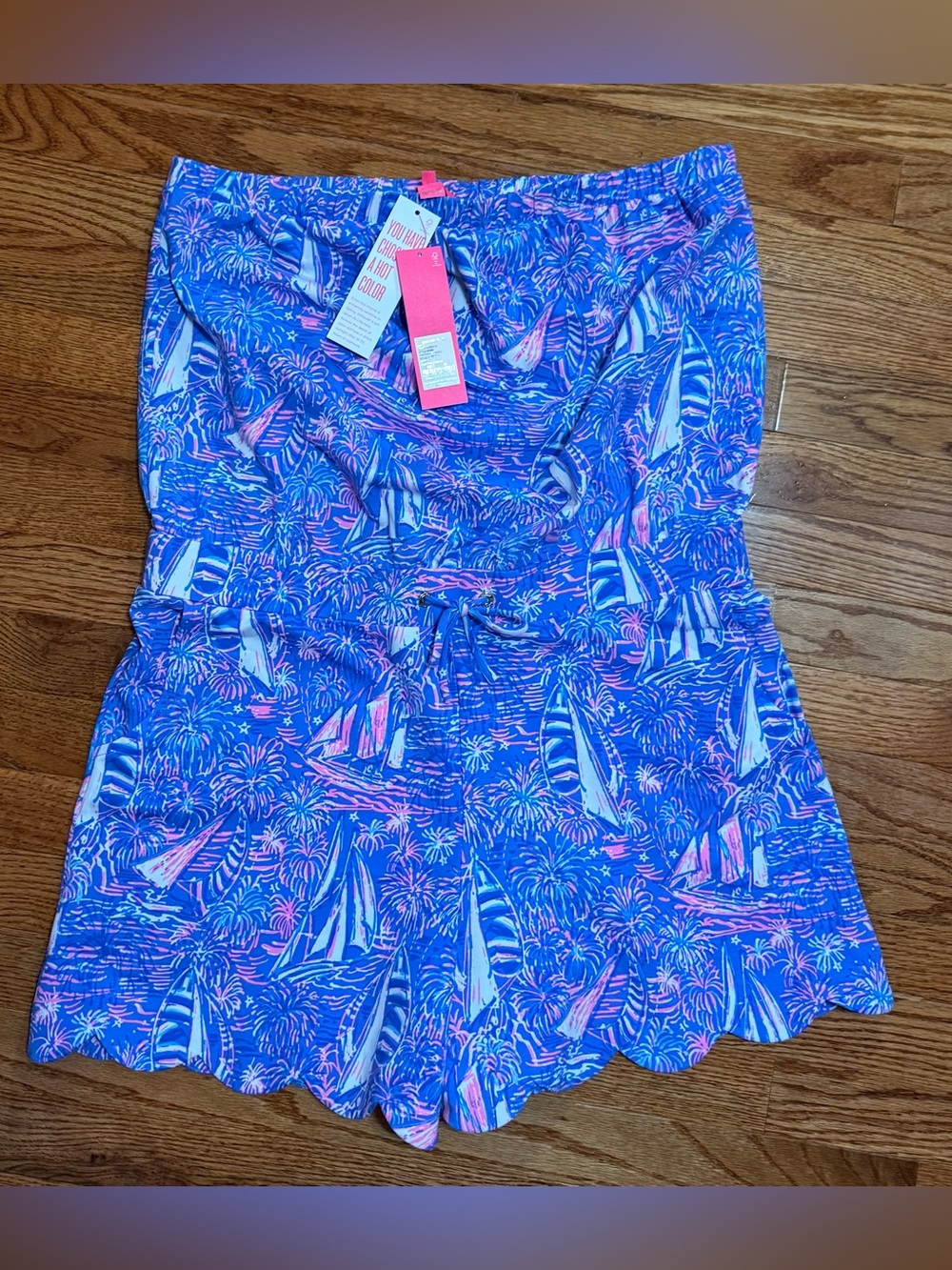 🆕 LILLY PULITZER JACE STRAPLESS ROMPER